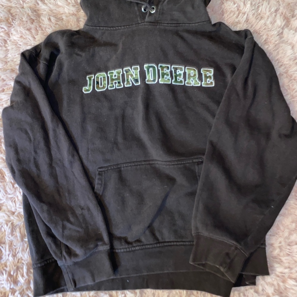 Vintage John Deere Sweatshirt Like New Kids Large Fits like Adult Small